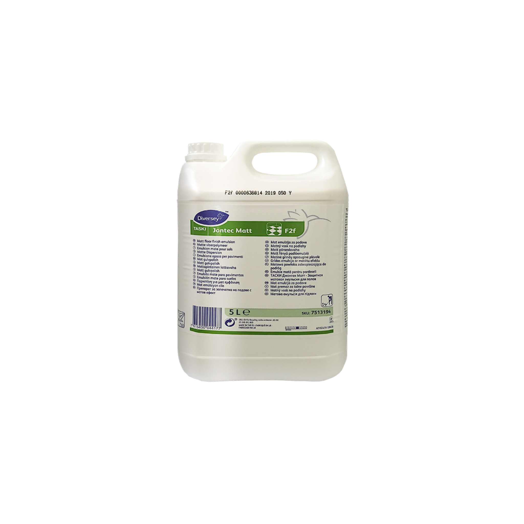 Taski Floor Finish Products Taski Spiral F11Y Floor Cleaner Conc., 5